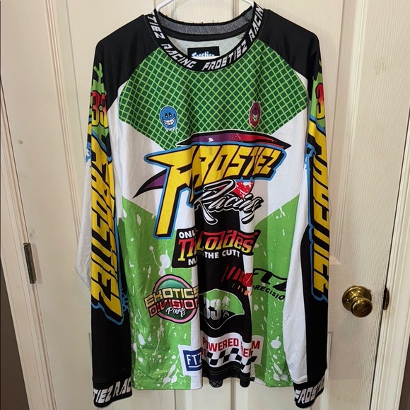 Frostiez Other - Men’s Frostiez High Speed XL Green and Black Long Sleeve Racing Shirt/Jersey